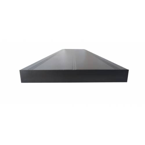 Zaślepki do profilu aluminiowego 160mm CZARNE komplet - PCV – 2szt